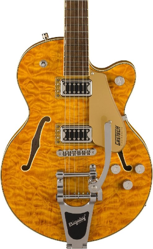 Gretsch G5655T QM Electromatic Center Block Jr. Single Cut Semi-Hollow Electric Guitar in Speyside