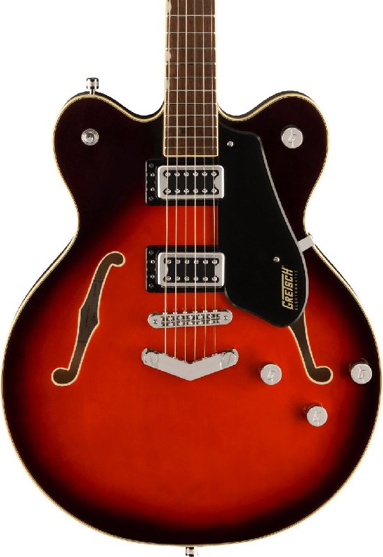 Gretsch G5622 Electromatic Center Block Double-Cut Stoptail Guitar in Claret Burst