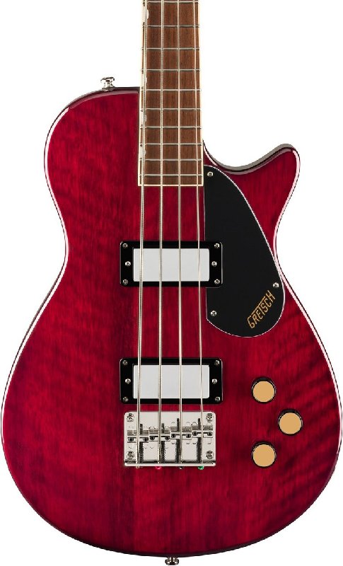 Gretsch Streamliner Jet Club Single-Cut Bass Guitar in Walnut Stain