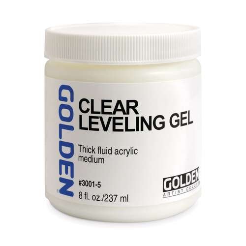 Golden Clear Leveling Gel Acrylic Medium, 236 ml Pot