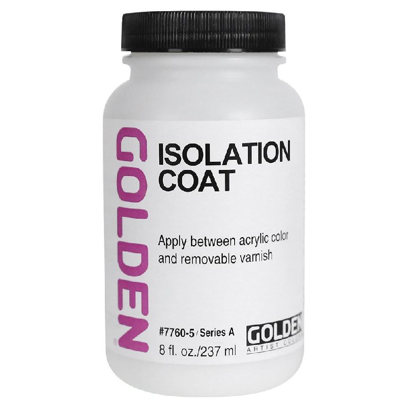 Golden Isolation Coat for Acrylics, 237ml