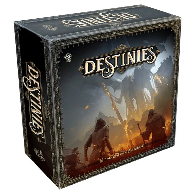Asmodee Destinies Dark Medieval-Fantasy Board Game for 1-3 Players