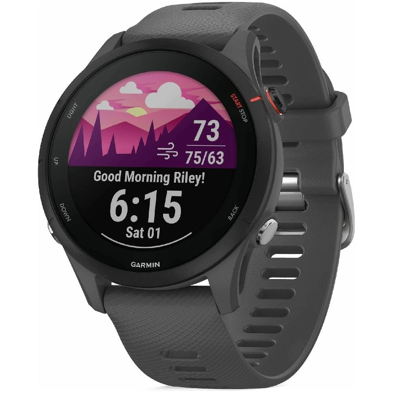 Garmin Forerunner 255 GPS Watch with Heart Rate Monitor in Grey