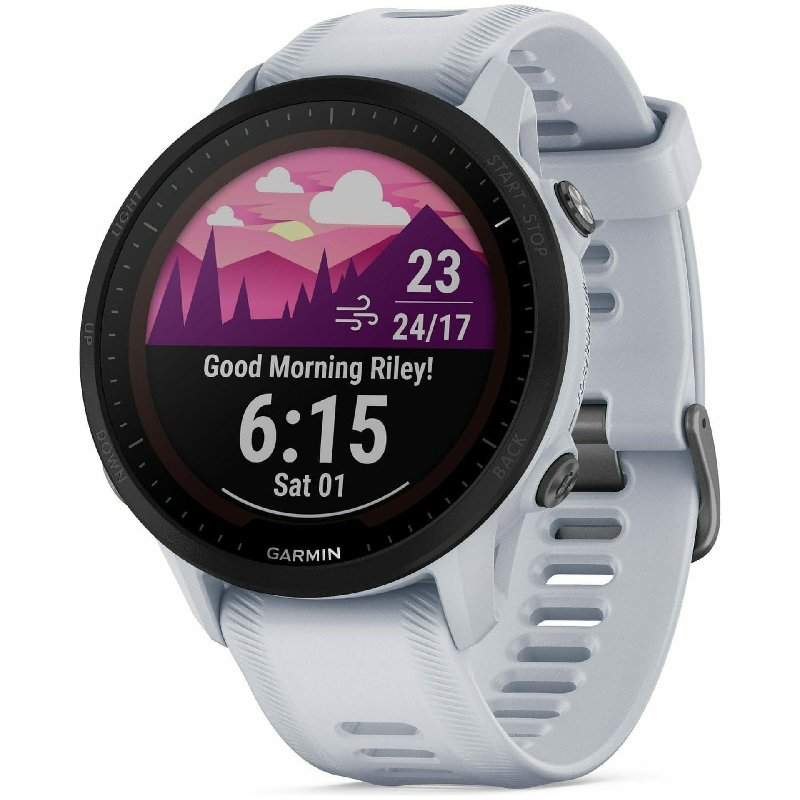 Garmin Forerunner 955 Solar GPS Watch - White