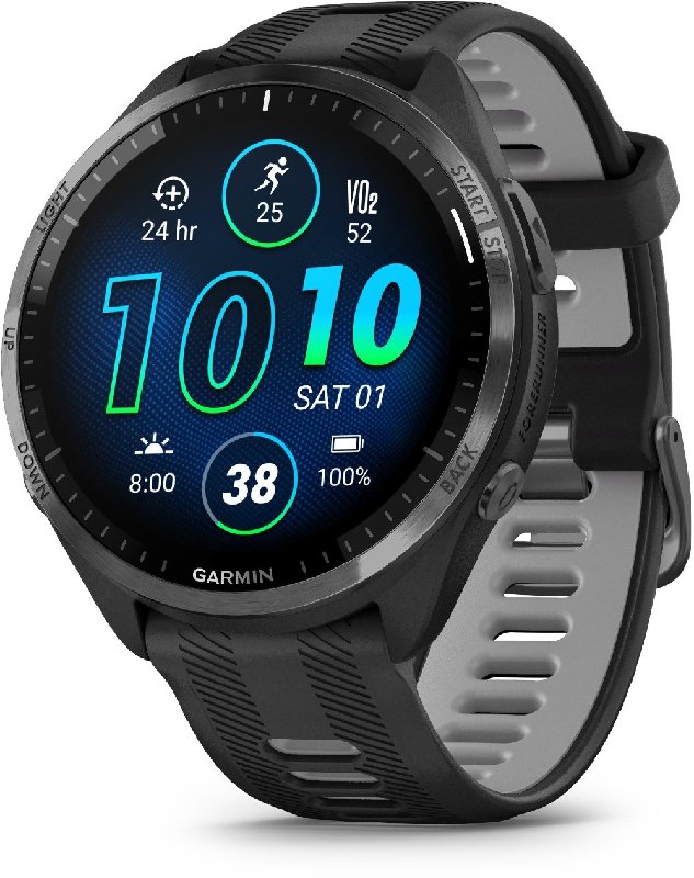 Garmin Forerunner 265 GPS Watch in Black/Grey