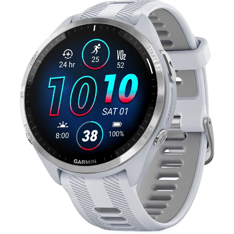 Garmin Forerunner 965 Smartwatch Whitestone/Powder Grey