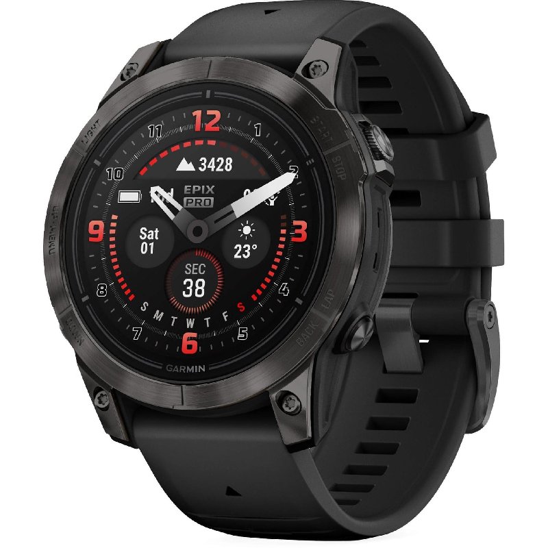 Garmin Epix Pro Gen 2 Sapphire Edition 47mm Black Strap Smartwatch