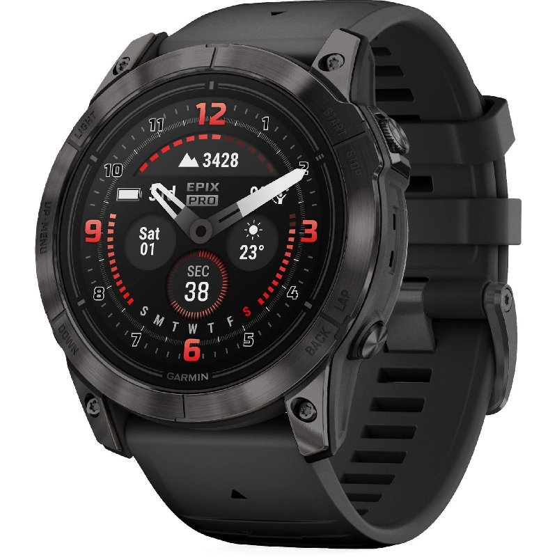 Garmin Epix Pro Gen 2 Sapphire Edition 51mm Black Strap Smartwatch
