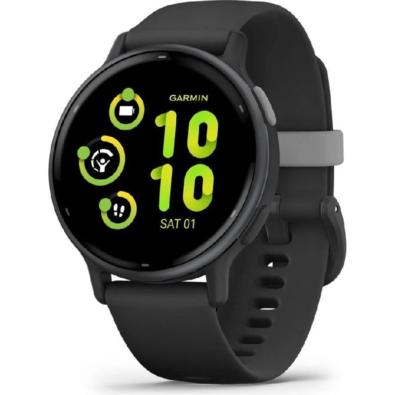Garmin Vivoactive 5 Slate Smartwatch with 1.2-inch AMOLED Display