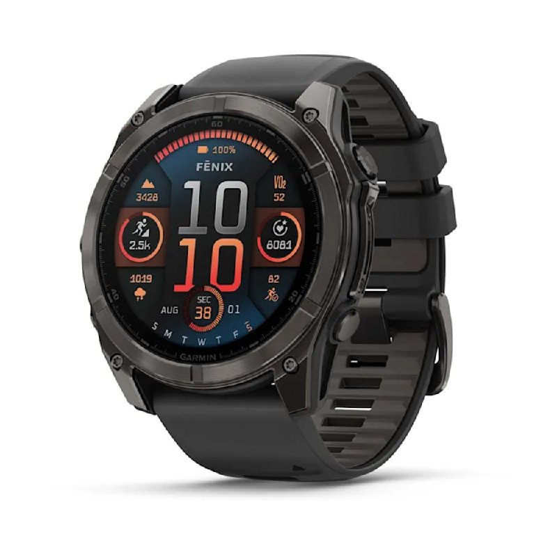Garmin Fenix 8 51mm Carbon Grey Titanium Smartwatch