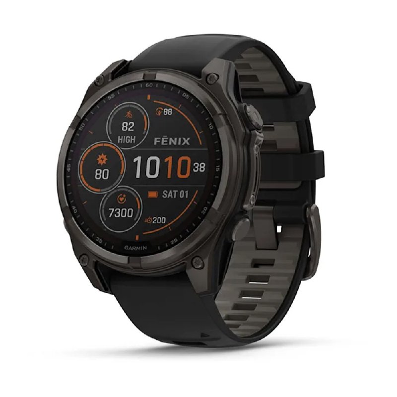 Garmin Fenix 8 Solar 47mm Carbon Grey Titanium Smartwatch