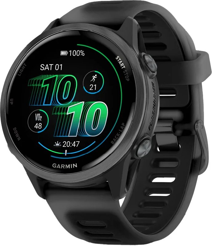 Garmin Forerunner 570 42mm GPS Running Smartwatch with HRM - Black