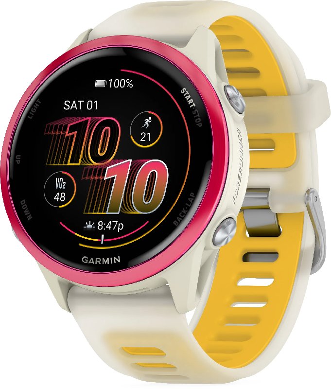 Garmin Forerunner 570 42mm GPS Running Smartwatch with HRM - Yellow