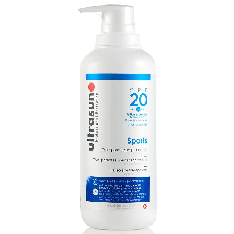 Ultrasun SPF 20 Sports Gel 400ml