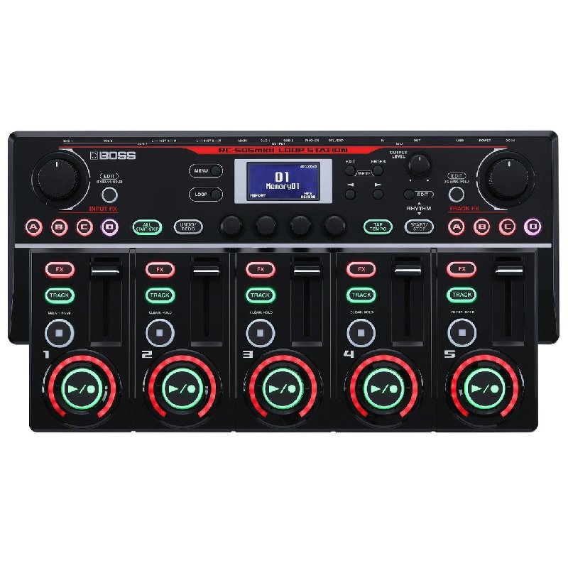 Boss RC-505MKII Tabletop Looper with 5 Stereo Tracks, Mic Inputs & Effects