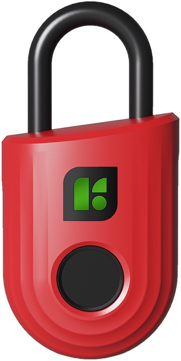 igloohome Smart Fingerprint Padlock Lite - Red