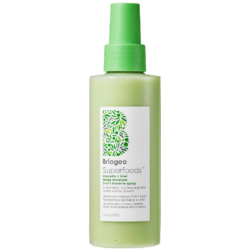 Briogeo Superfoods Avocado and Kiwi Mega Moisture 3-in-1 Leave-In Spray 170ml