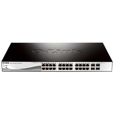 D-Link DGS-1210-28P 28-Port Gigabit PoE Smart Managed Switch with 4 Combo Ports