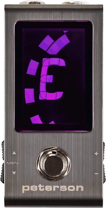 Peterson StroboStomp Mini Strobe Pedal Tuner with Customisable LCD Display