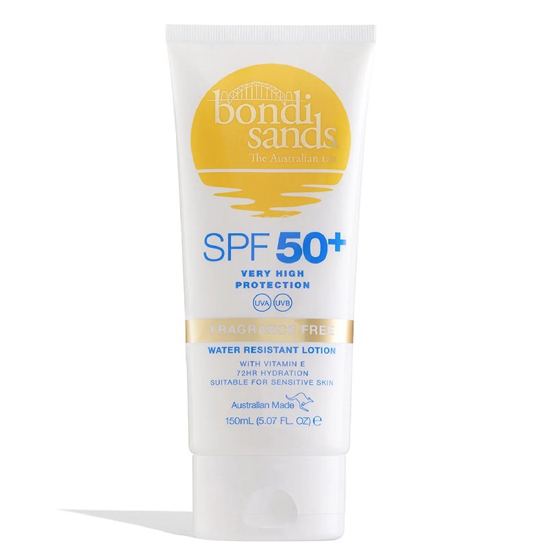 Bondi Sands Sunscreen Lotion SPF50+ Fragrance Free 150ml