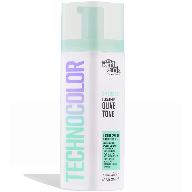 Bondi Sands Technocolor 1 Hour Express Self Tanning Foam 200ml - Emerald