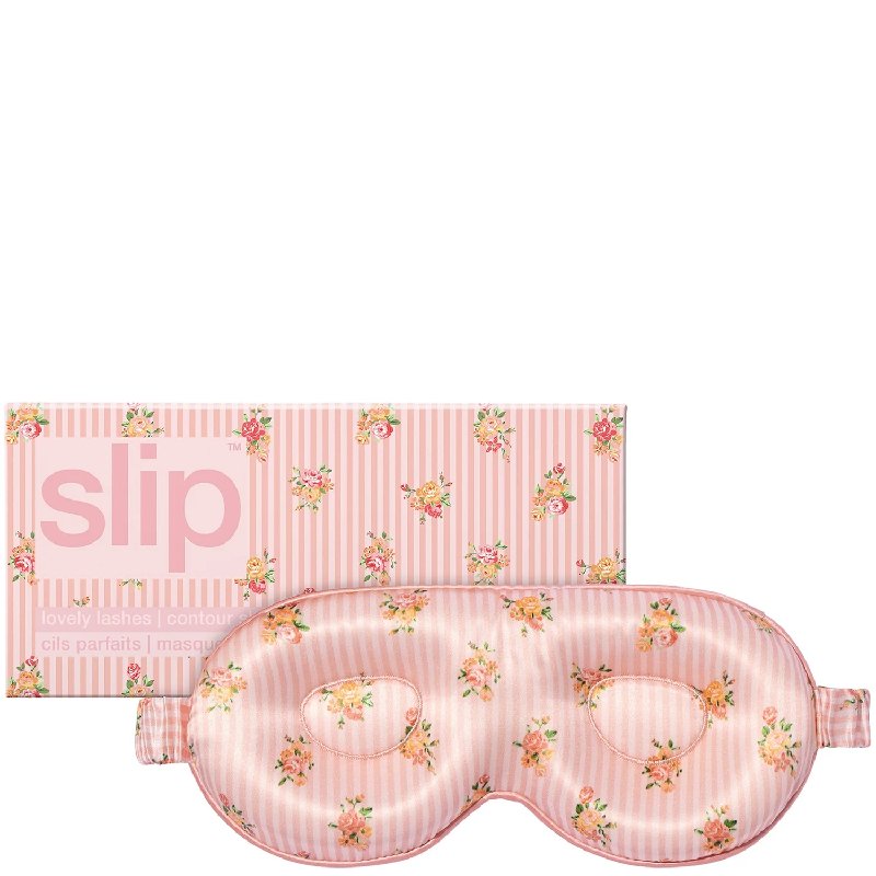 Slip Silk Contour Sleep Mask in Petal Floral Design