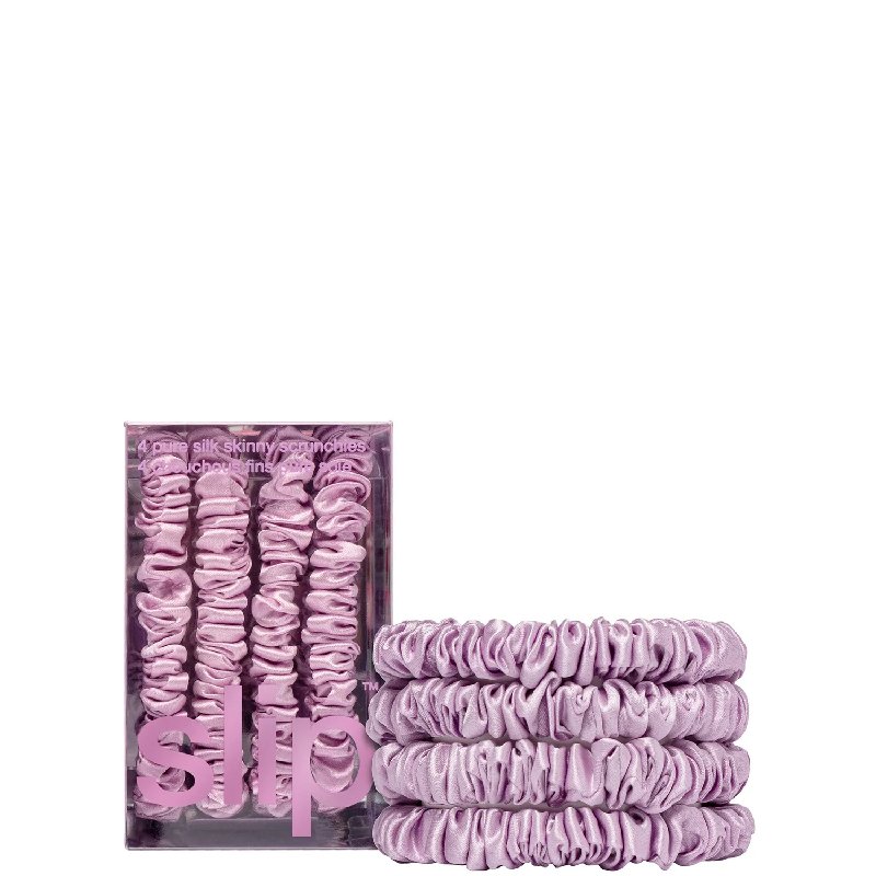 Slip Pure Silk Skinny Scrunchies - Wildflower Pattern