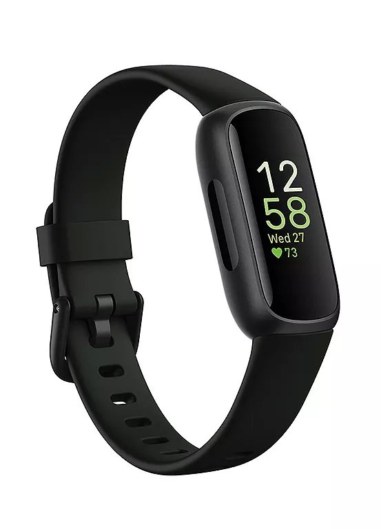 Fitbit Inspire 3 Health & Fitness Tracker in Black & Midnight Zen
