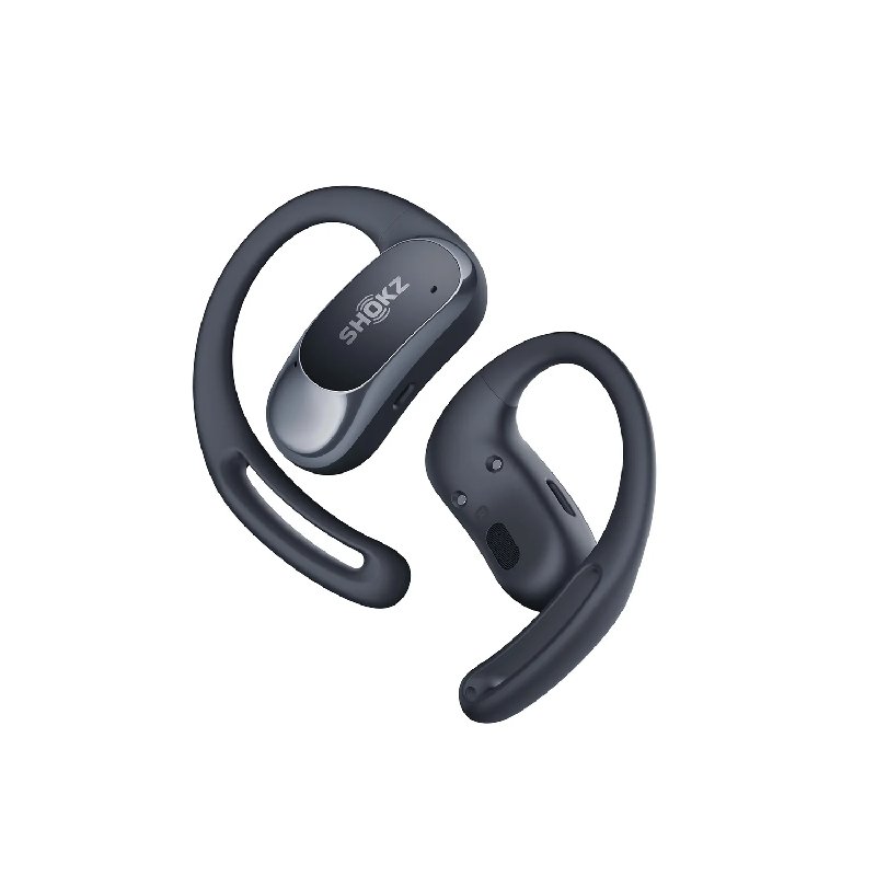 Shokz OpenFit Air Wireless Bone Conduction Running Headphones in Black