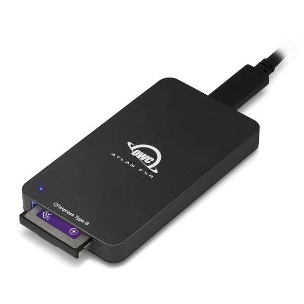 OWC Atlas FXR Thunderbolt and USB CFExpress Type B Card Reader