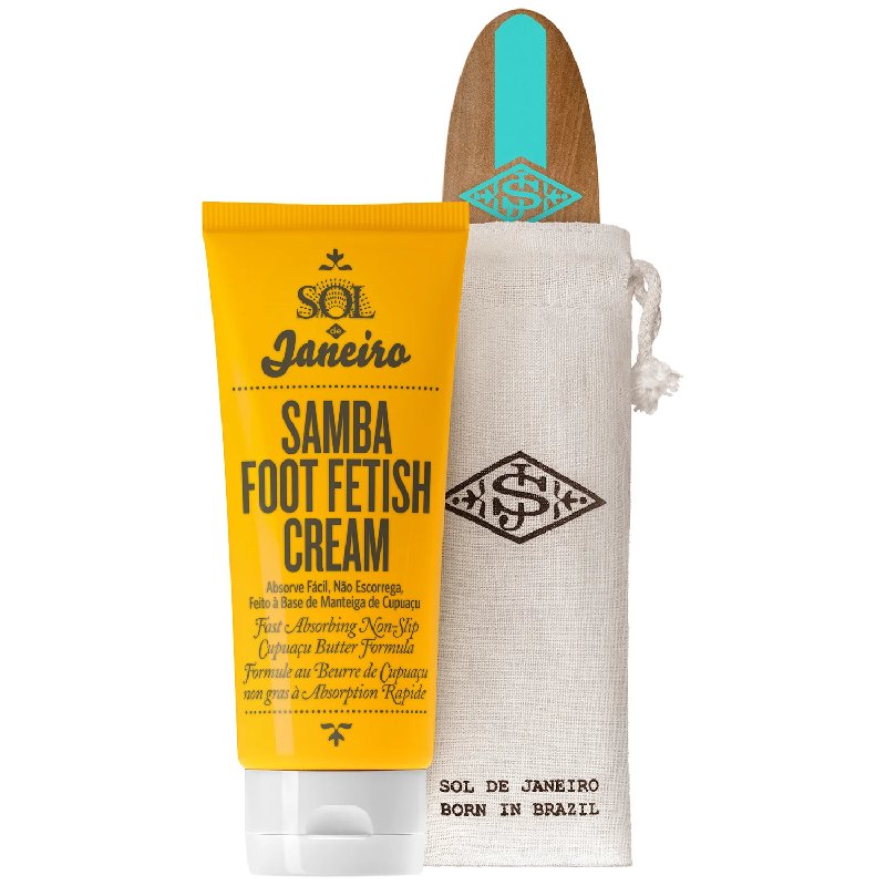 Sol de Janeiro Samba 2-Step Foot Fetish Care Set with Cream 90ml and Smoothing Board