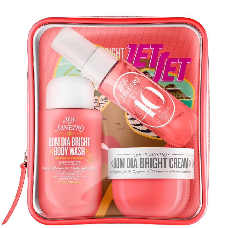 Sol de Janeiro Bom Dia Jet Set with 50ml Cream, 30ml Mist & 90ml Body Wash