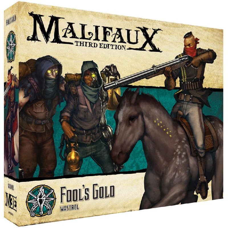 Malifaux Explorer's Society Fool's Gold Box, 4 Plastic Miniatures Unassembled
