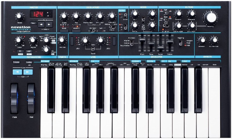 Novation Bass Station II Analogue Mono Synth with v2.5 Firmware