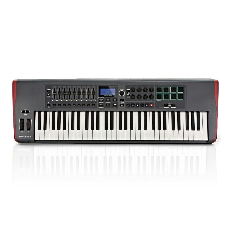 Novation Impulse 61 USB MIDI Keyboard Controller with 61 Semi-Weighted Keys