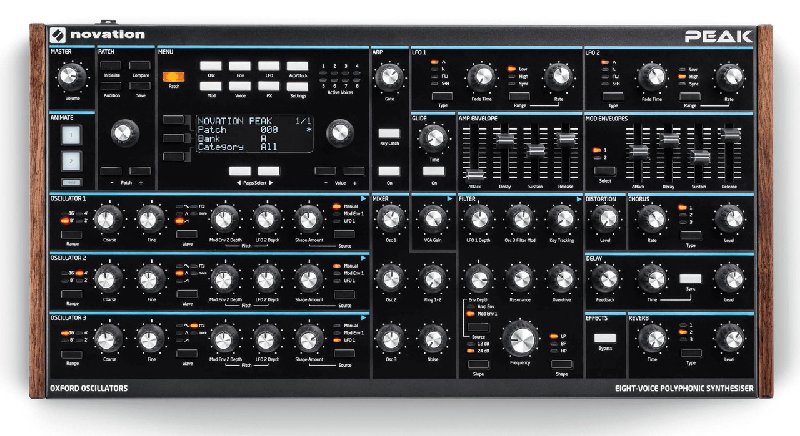Novation Peak Eight-Voice Analogue/Digital Polyphonic Desktop Synth Module