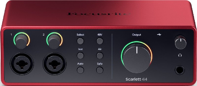 Focusrite Scarlett 4i4 4th Gen Audio Interface