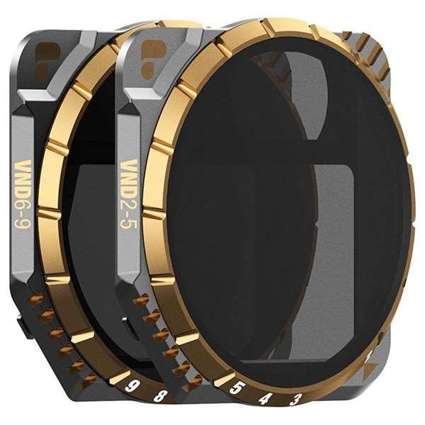 Polar Pro Mavic 3 VND Filters 2-Pack with Aerospace Aluminium Frames