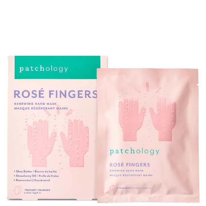 Patchology Rosé Fingers Renewing Hand Mask, 54g
