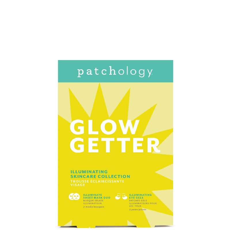 Patchology Glow-Getter Illuminate Sheet Mask Duo and Illuminating Eye Gels Set