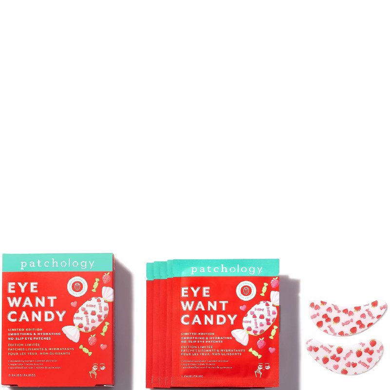Patchology Eye Want Candy Smoothing & Hydrating No-Slip Eye Patches, 5 Pack