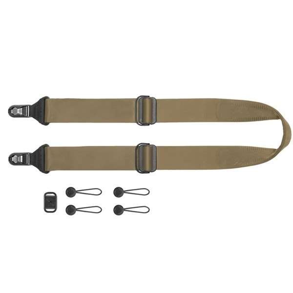 Peak Design Slide Camera Strap in Ash with Hypalon Accents