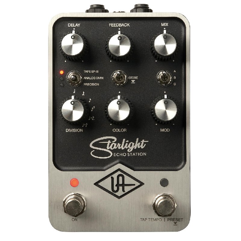 Universal Audio UAFX Starlight Echo Station Stereo Delay Pedal with Tape, Analog & Digital Effects