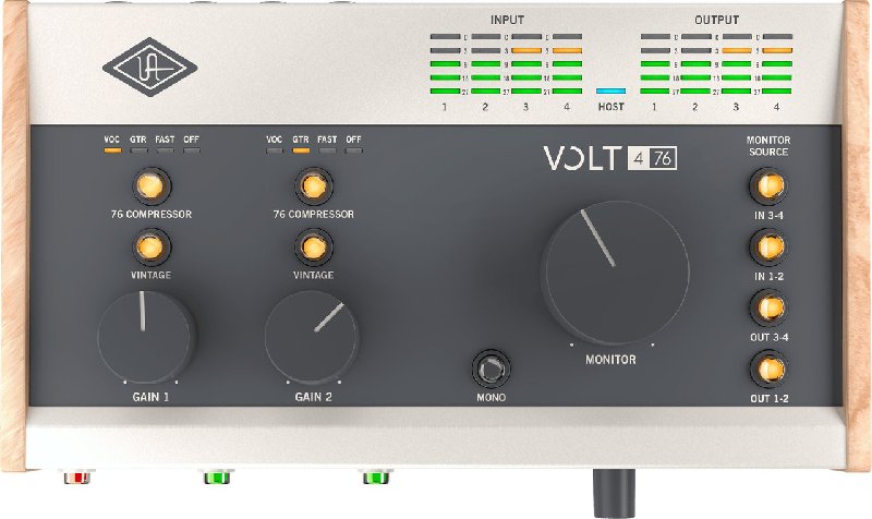 Universal Audio Volt 476 4-in/4-out USB 2.0 Audio Interface