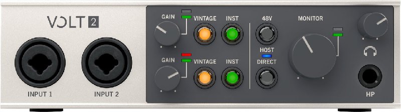 Universal Audio Volt 2 2-in/2-out USB 2.0 Audio Interface