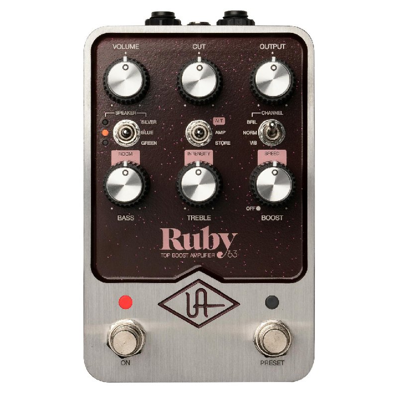 Universal Audio UAFX Ruby '63 Top Boost Amplifier Pedal