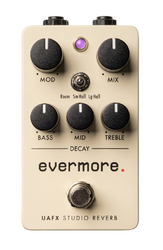 Universal Audio UAFX Evermore Reverb Pedal with Room, Small Hall and Large Hall Emulations