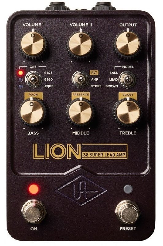 Universal Audio UAFX Lion '68 Super Lead Amp Simulator Pedal (Open Box)