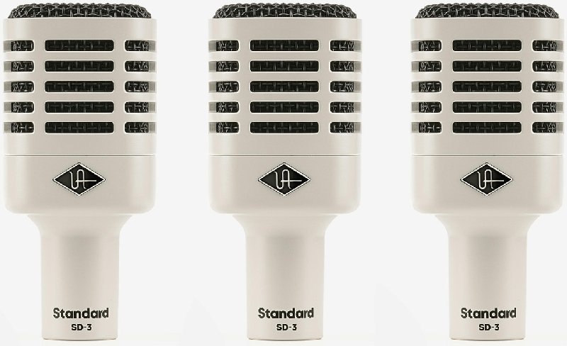Universal Audio SD-3 Dynamic Microphone (3-Pack) with Hemisphere Modeling