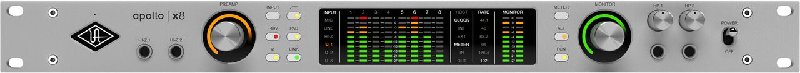 Universal Audio Apollo x8 Gen 2 ESS Rackmount Audio Interface with Thunderbolt 3